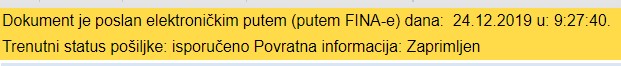 Slanje e racuna
